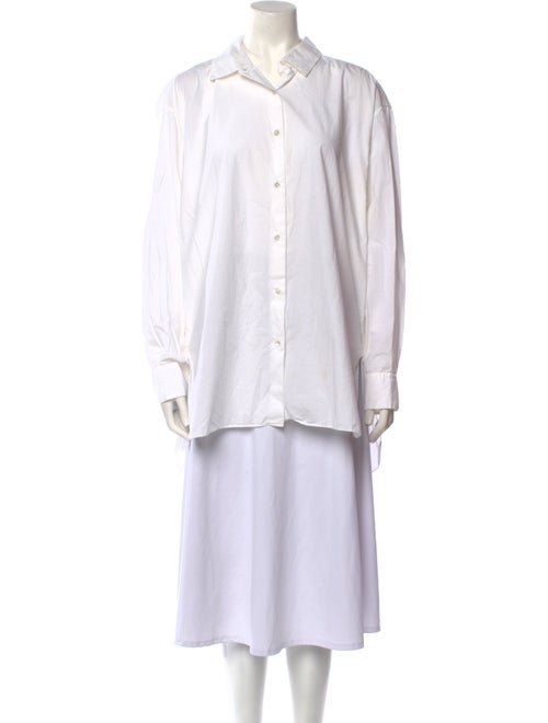 Nili Lotan Long Sleeve Button-Up Top