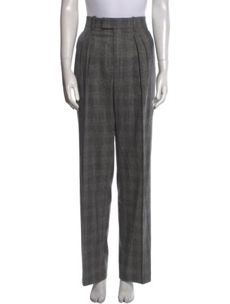 Nili Lotan Virgin Wool Wide Leg Pants