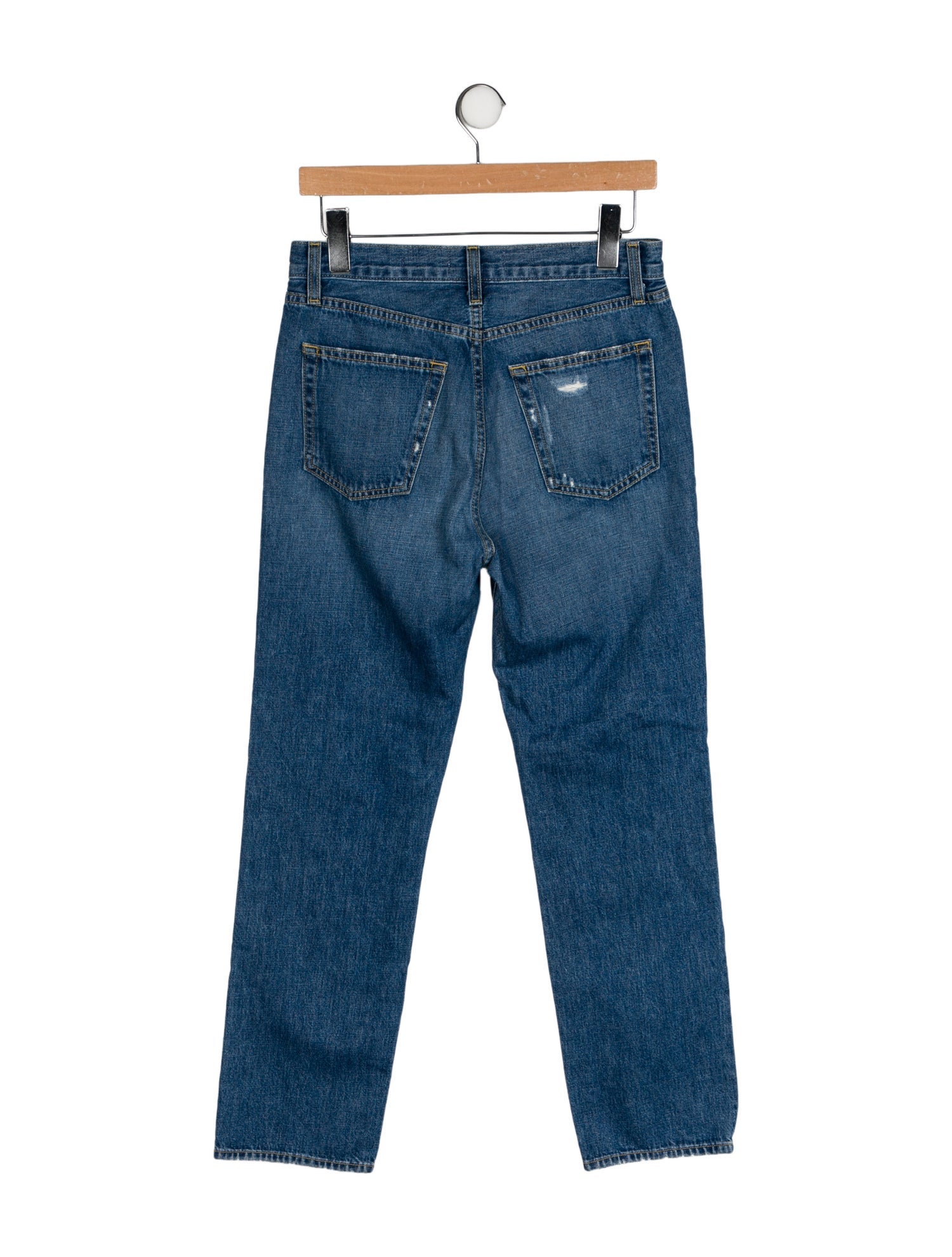 Nili Lotan High-Rise Straight Leg Jeans