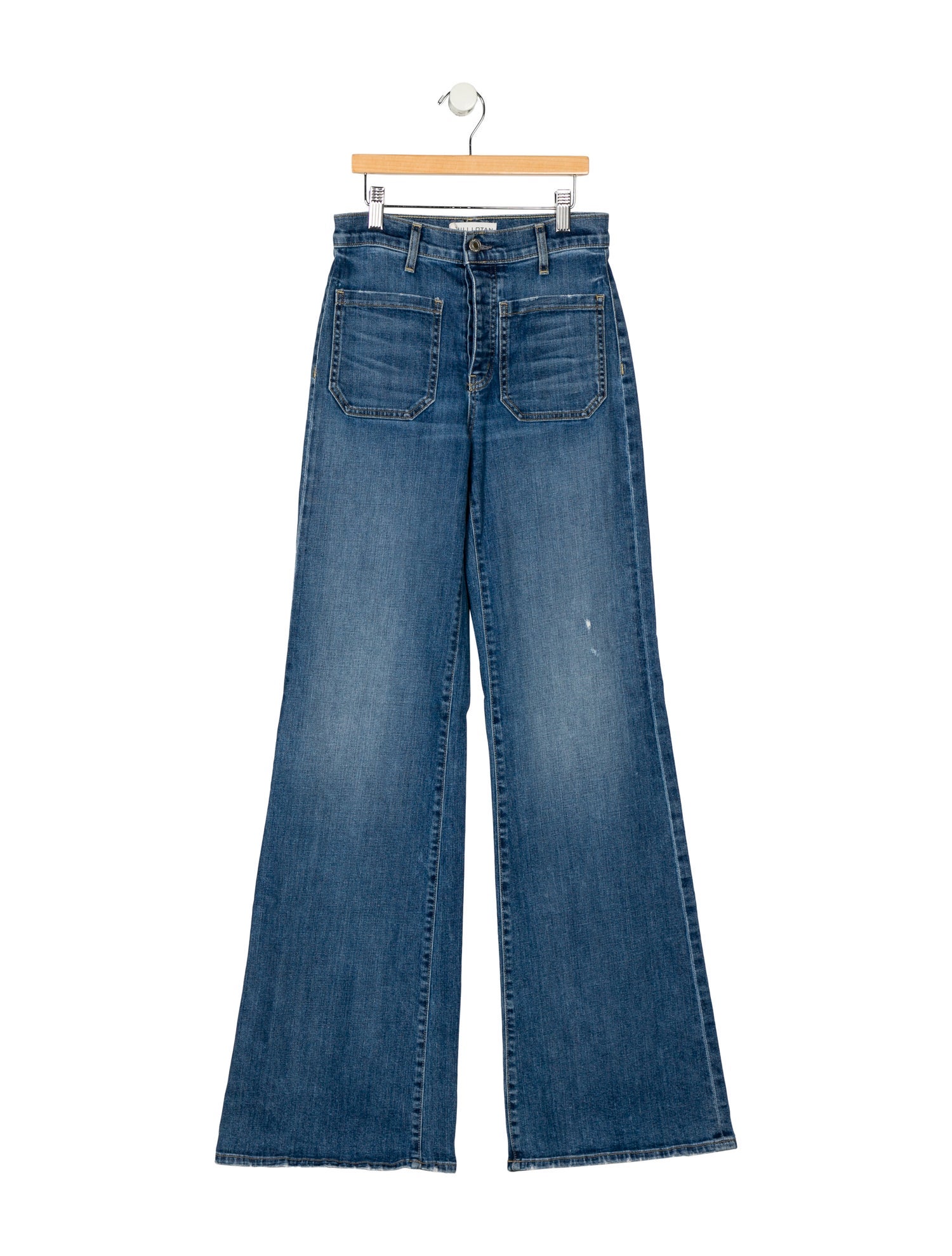 Nili Lotan High-Rise Wide Leg Jeans