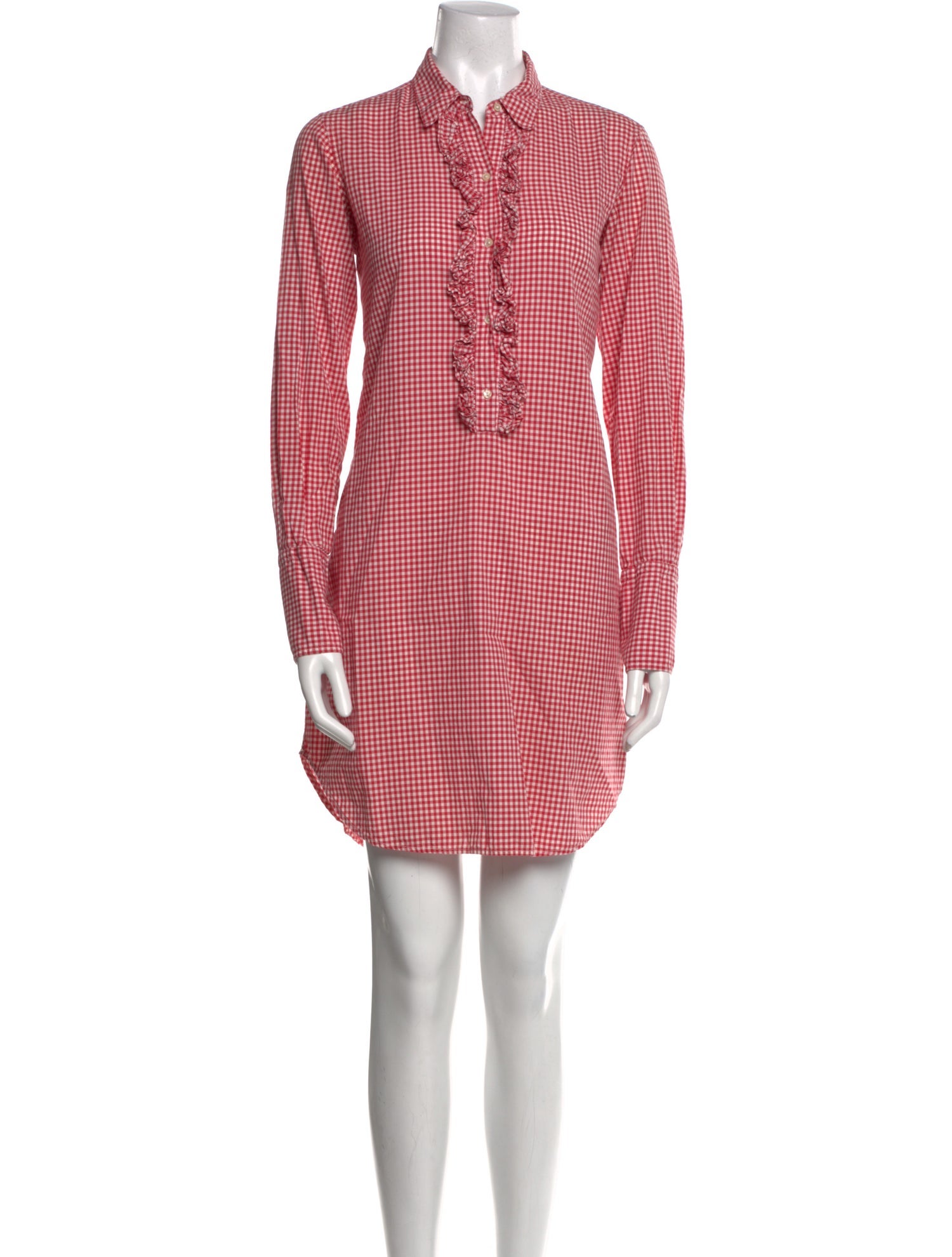 Nili Lotan Plaid Print Mini Dress