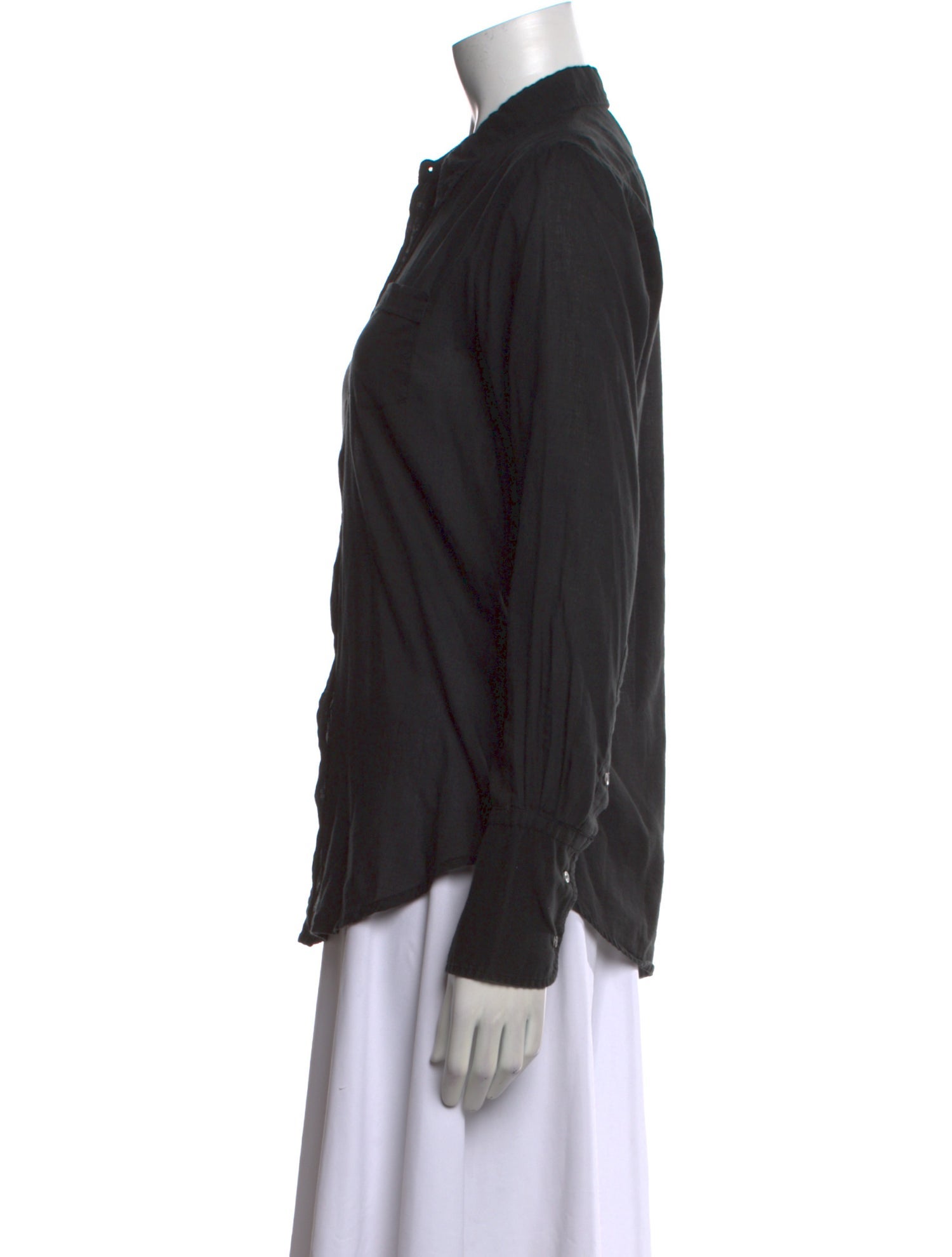 Nili Lotan Long Sleeve Button-Up Top