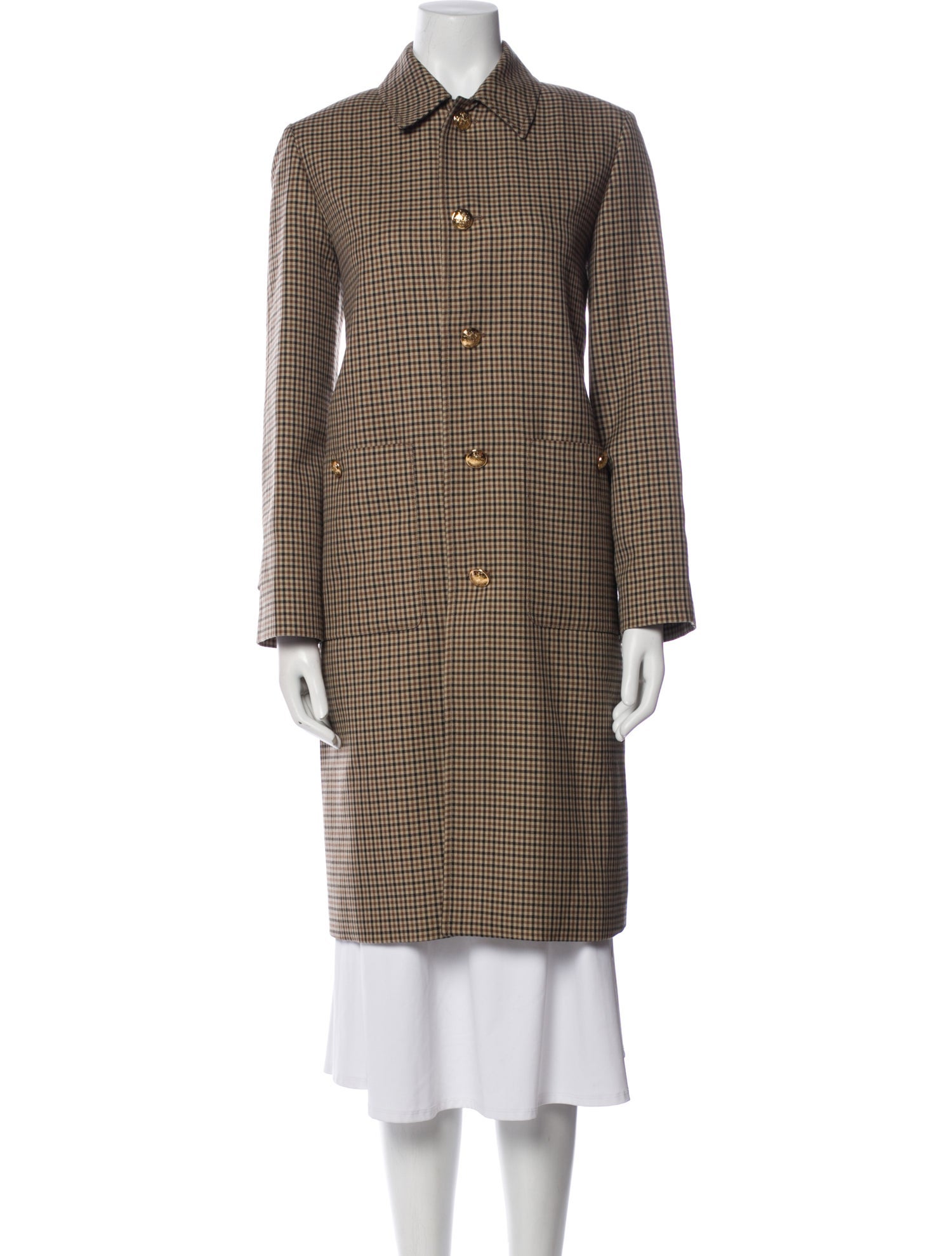 Nili Lotan Houndstooth Print Coat w/ Tags
