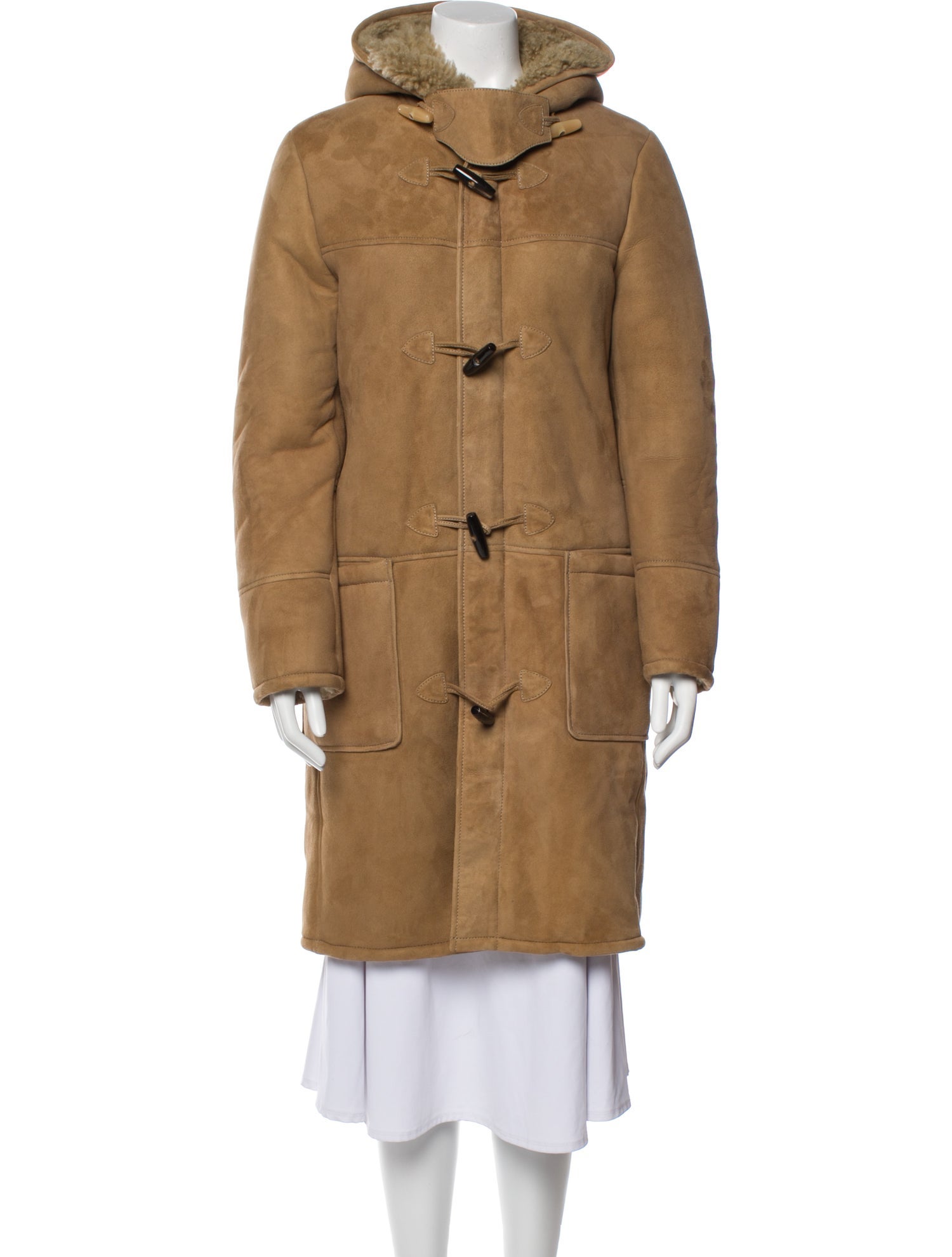 Nili Lotan Lamb Fur Faux Fur Coat