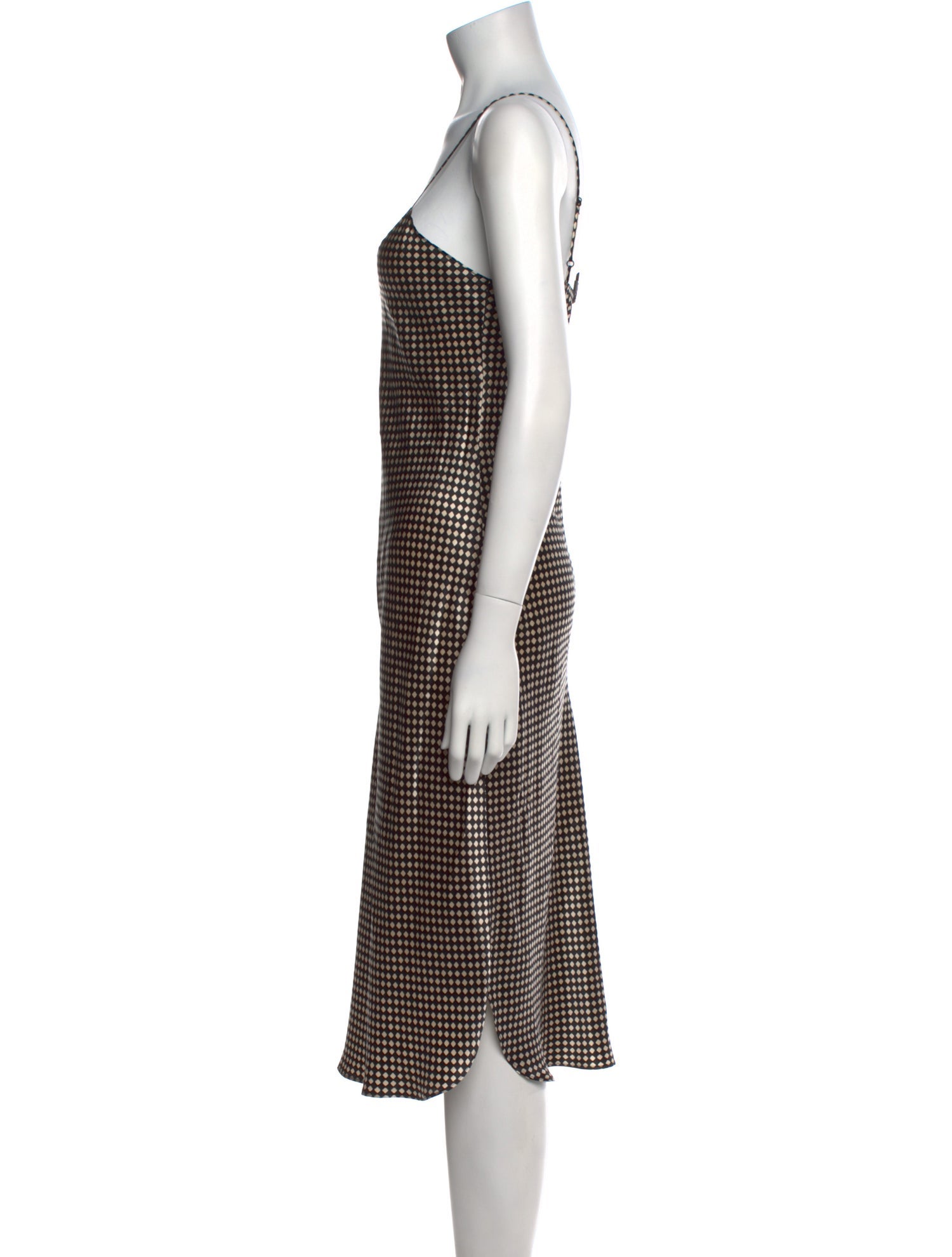 Nili Lotan Silk Midi Length Dress