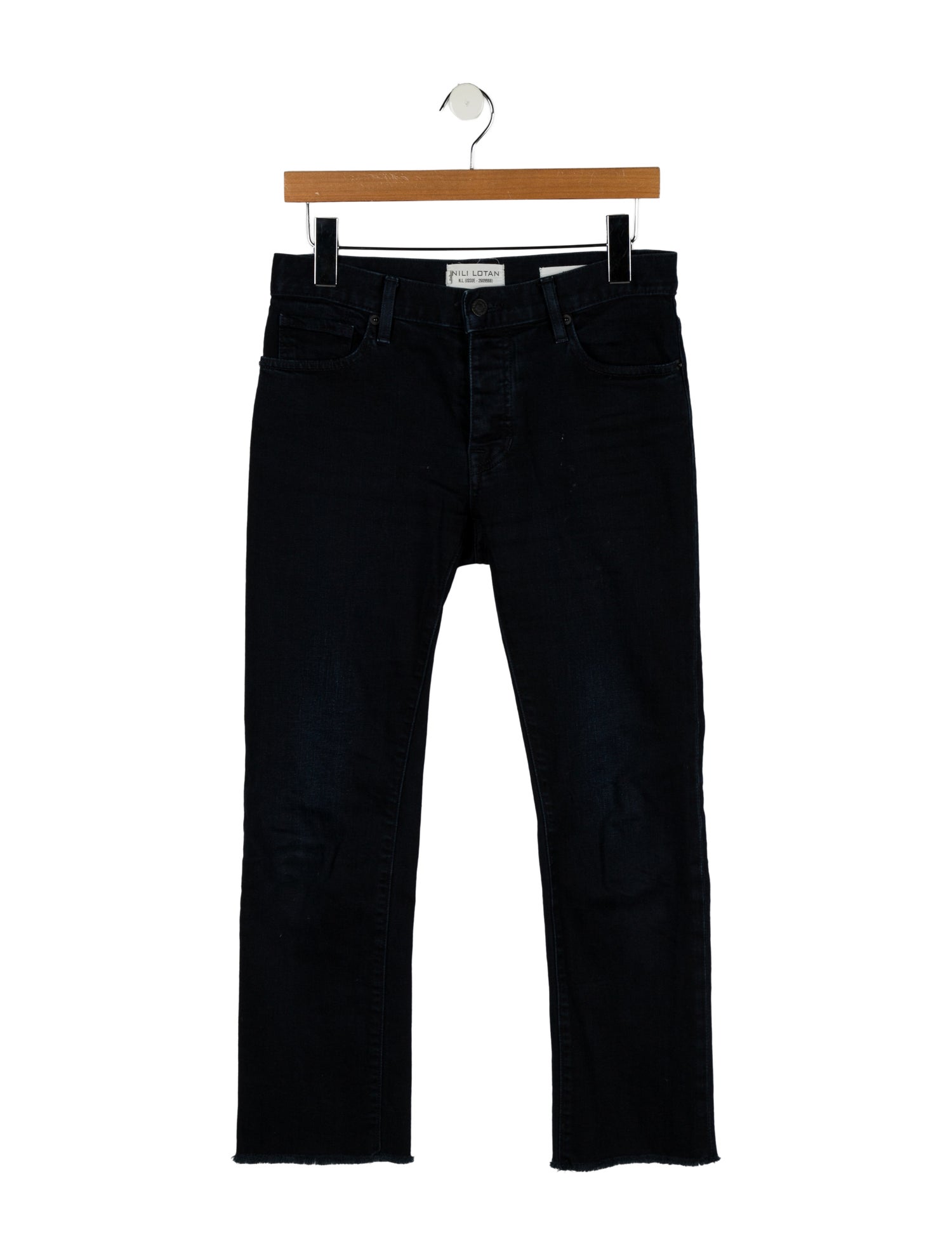 Nili Lotan Mid-Rise Straight Leg Jeans