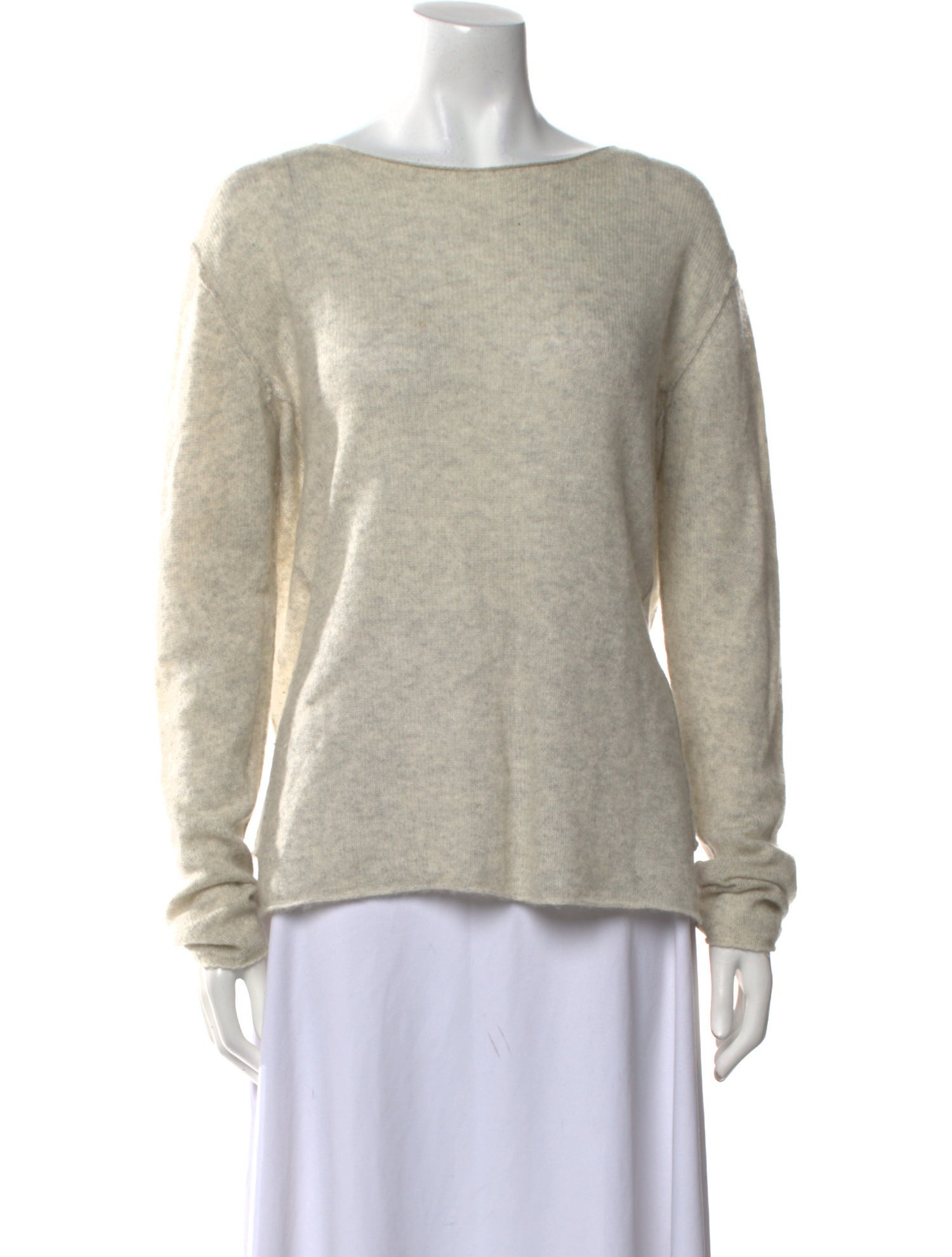 Nili Lotan Cashmere Bateau Neckline Sweater