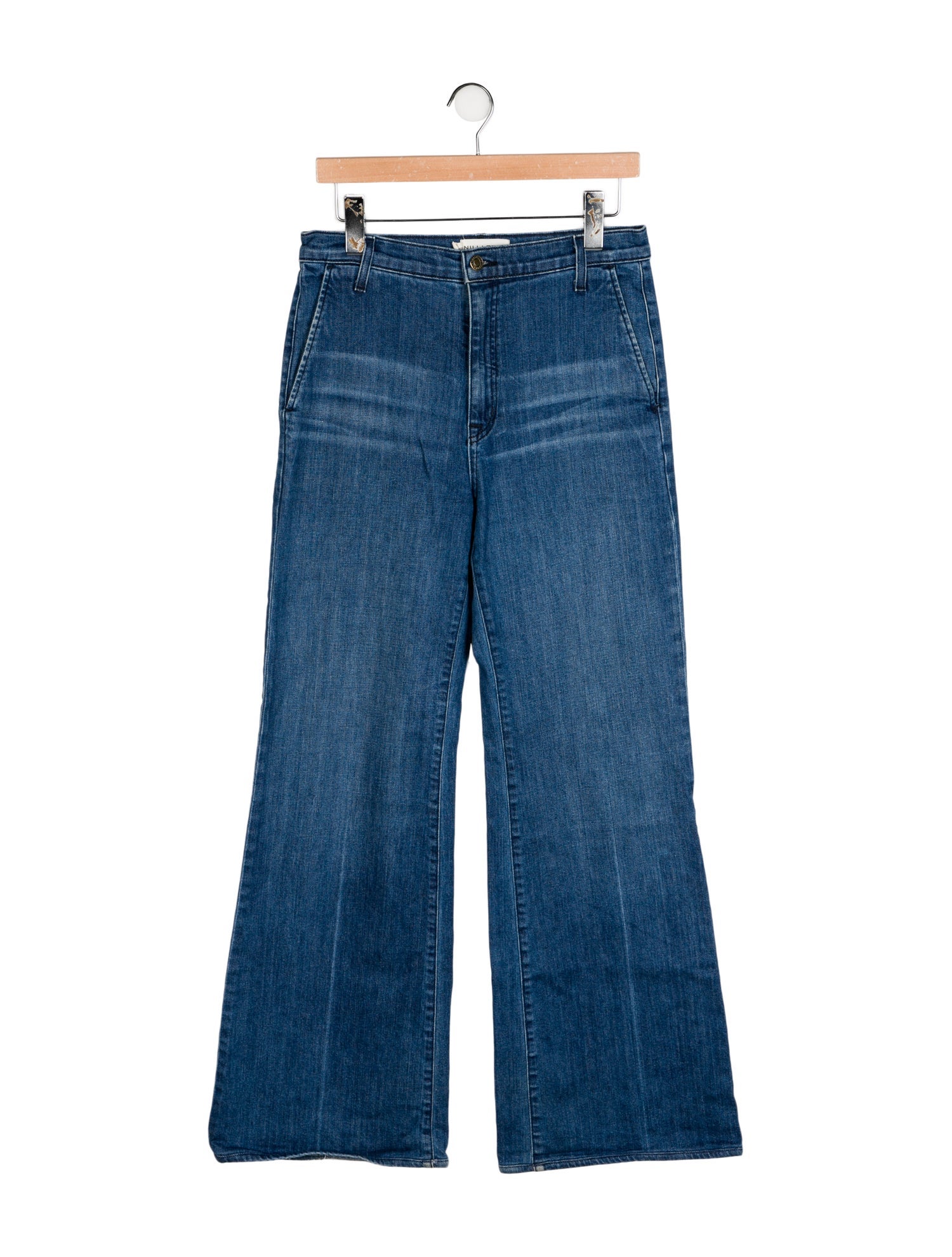 Nili Lotan High-Rise Wide Leg Jeans