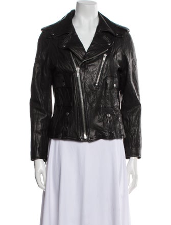 Nili Lotan Leather Biker Jacket