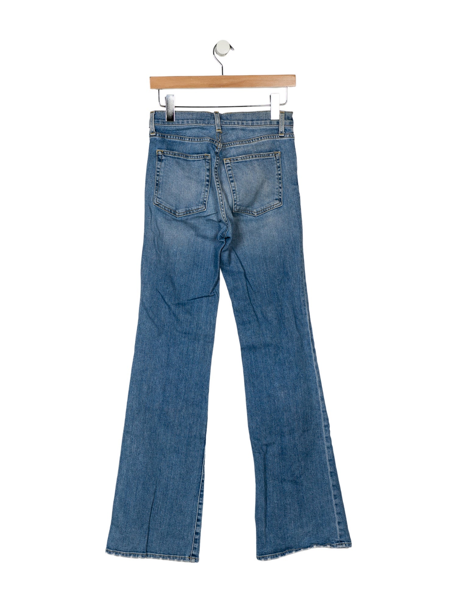 Nili Lotan Mid-Rise Wide Leg Jeans