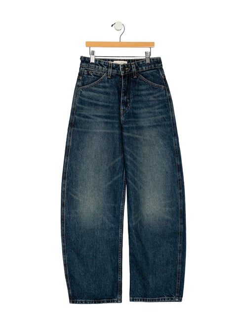 Nili Lotan High-Rise Wide Leg Jeans