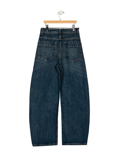 Nili Lotan High-Rise Wide Leg Jeans