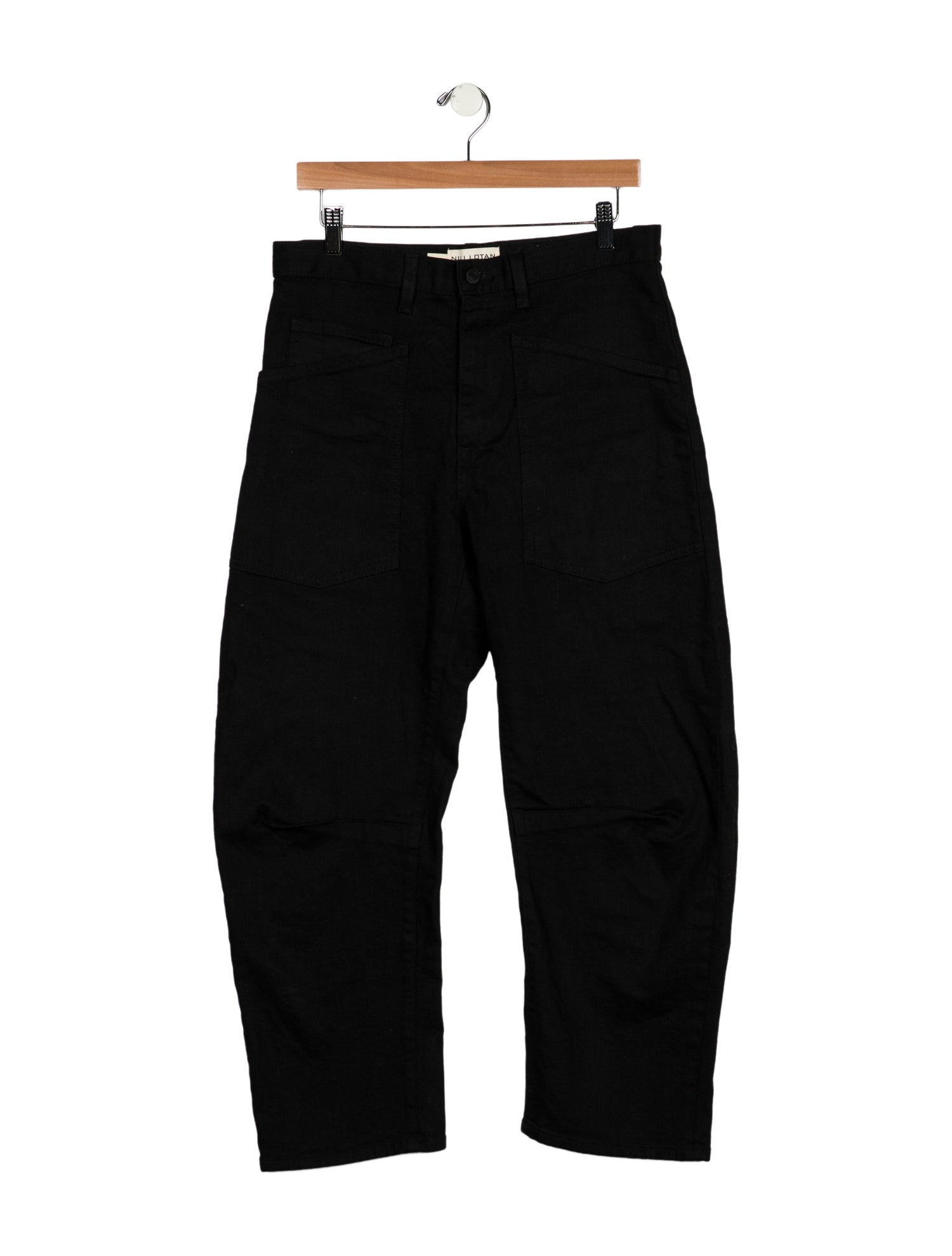 Nili Lotan Mid-Rise Straight Leg Jeans