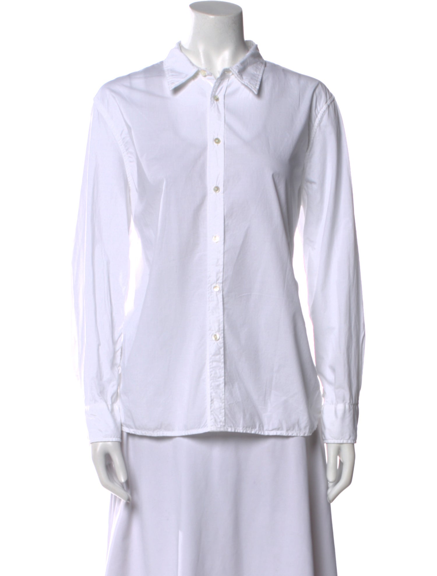 Nili Lotan Long Sleeve Button-Up Top