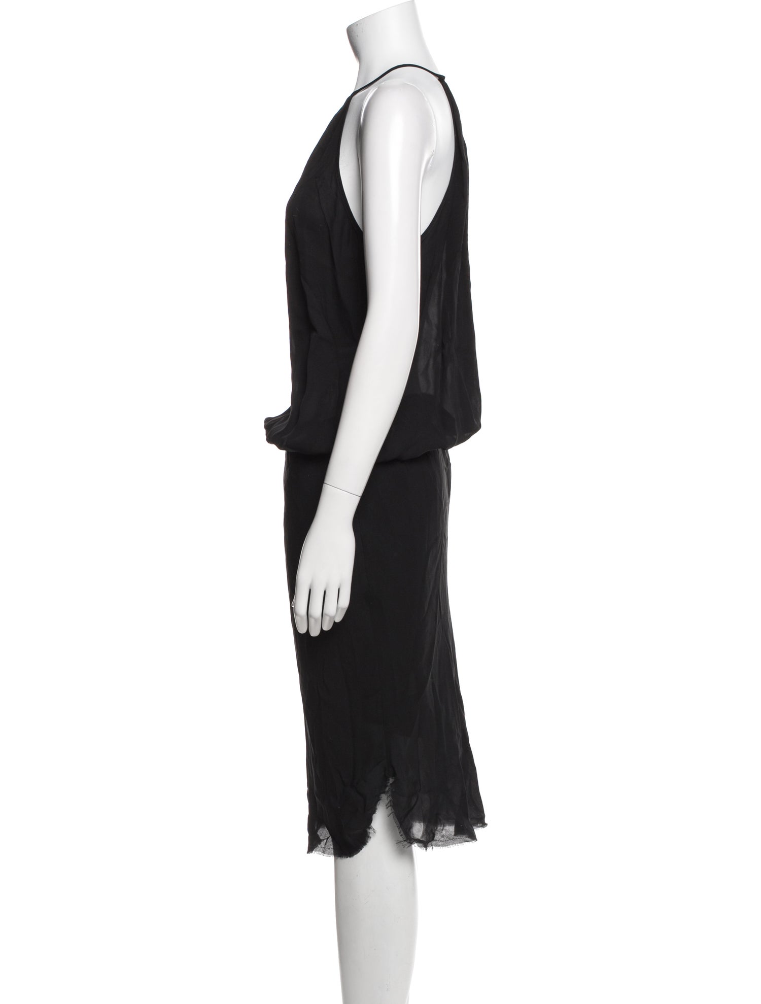 Nili Lotan Silk Midi Length Dress