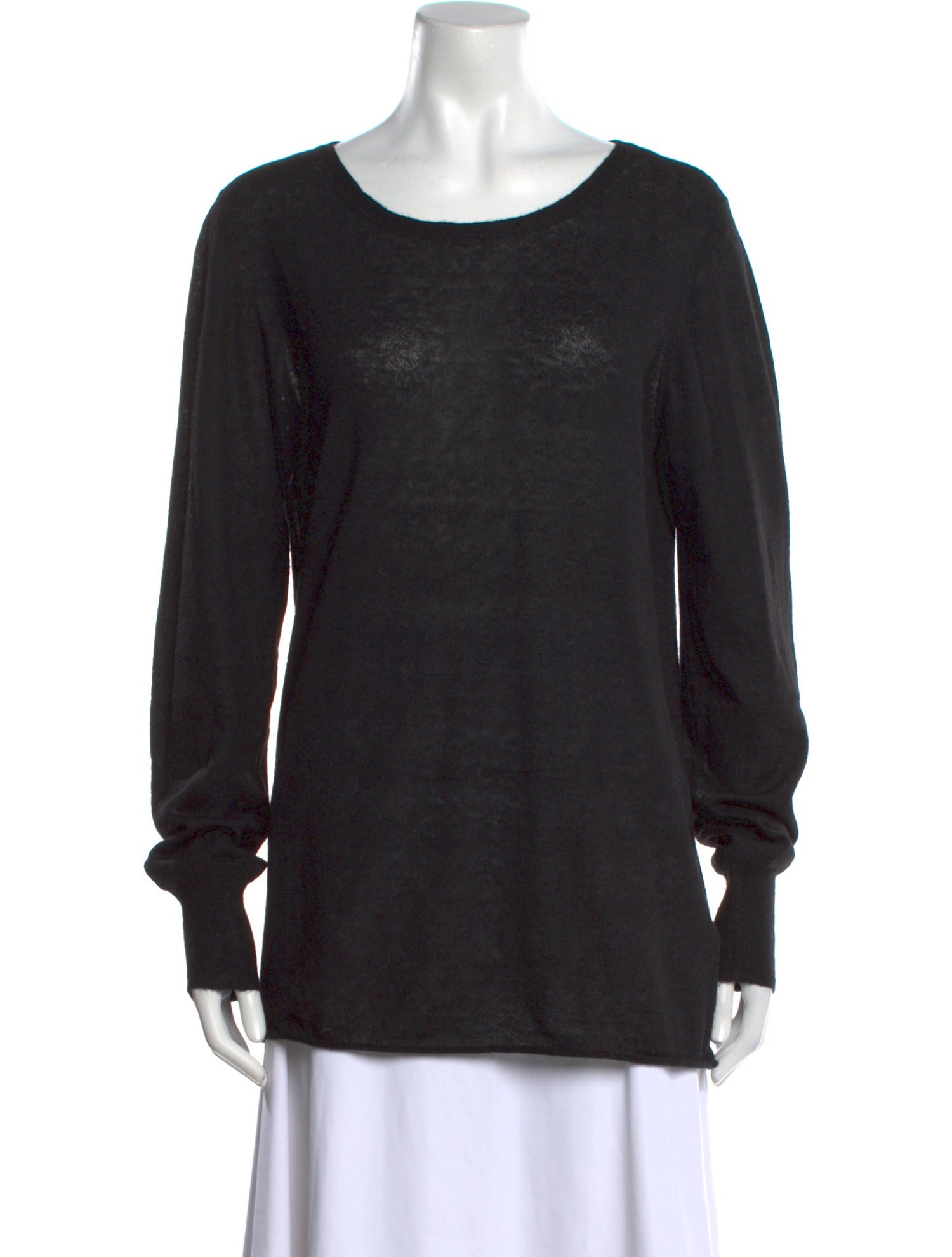 Nili Lotan Nylon Scoop Neck T-Shirt