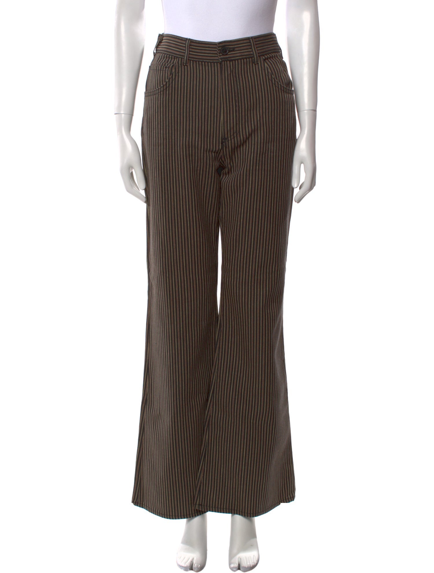 Nili Lotan Striped Wide Leg Pants
