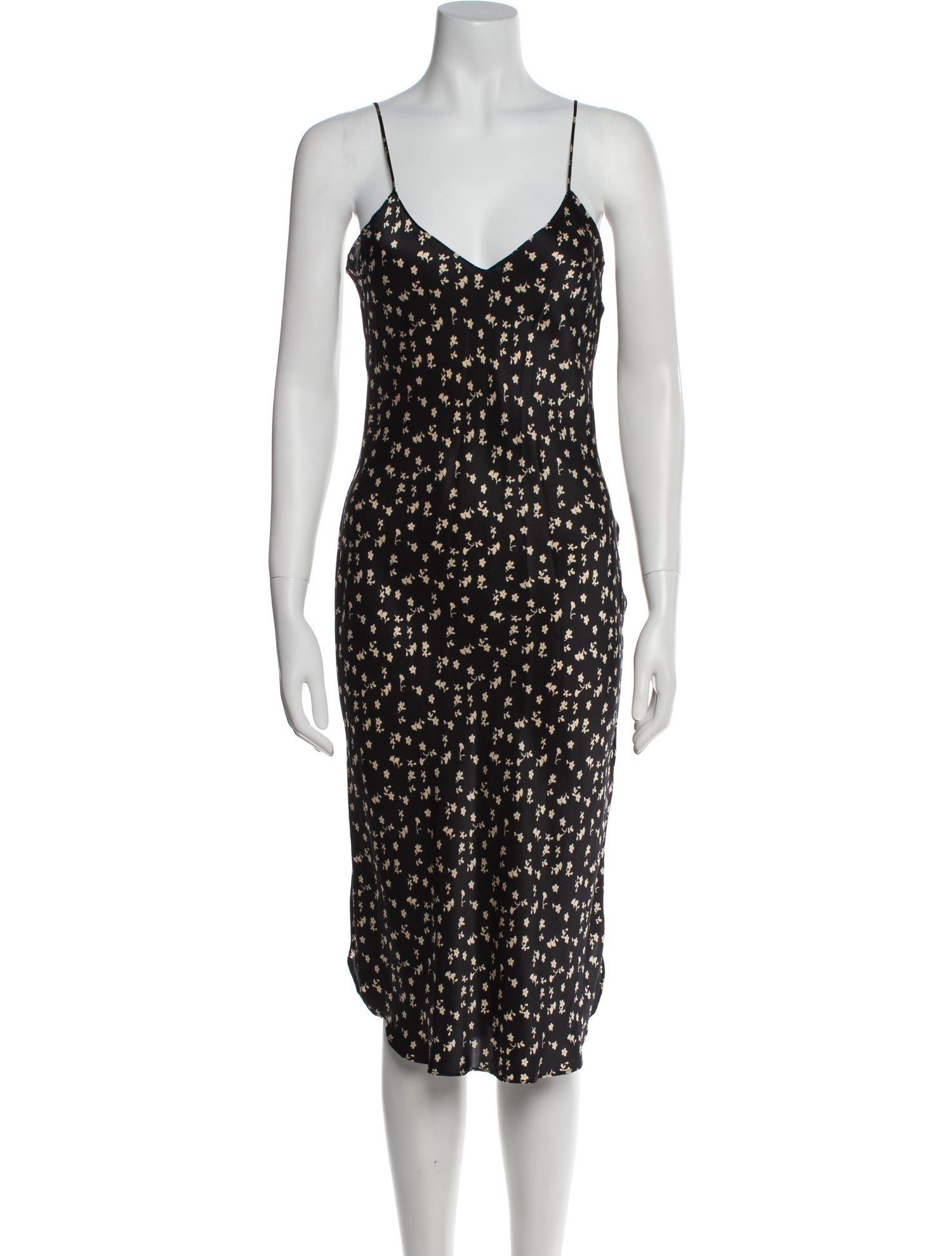 Nili Lotan Silk Midi Length Dress