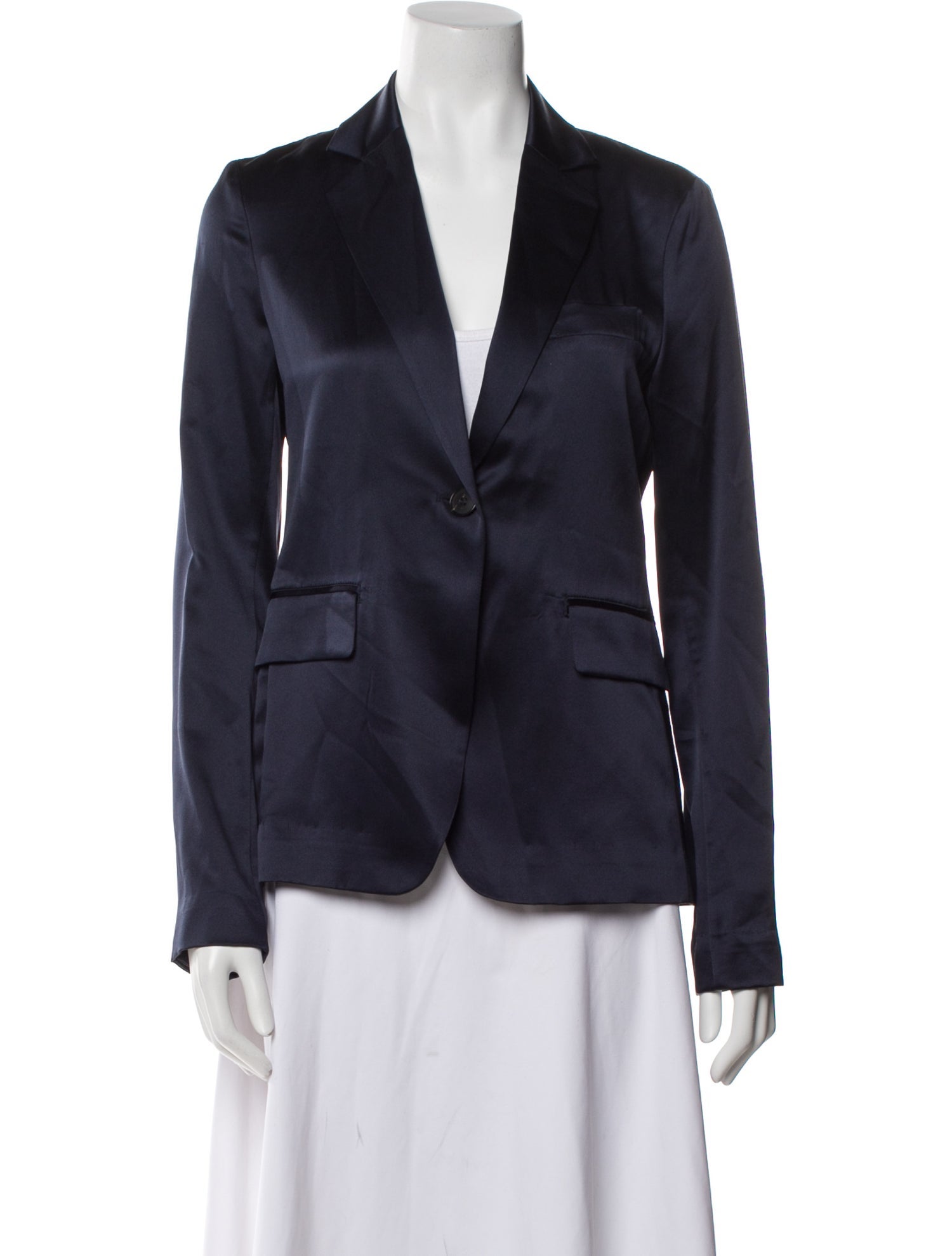 Nili Lotan Silk Blazer