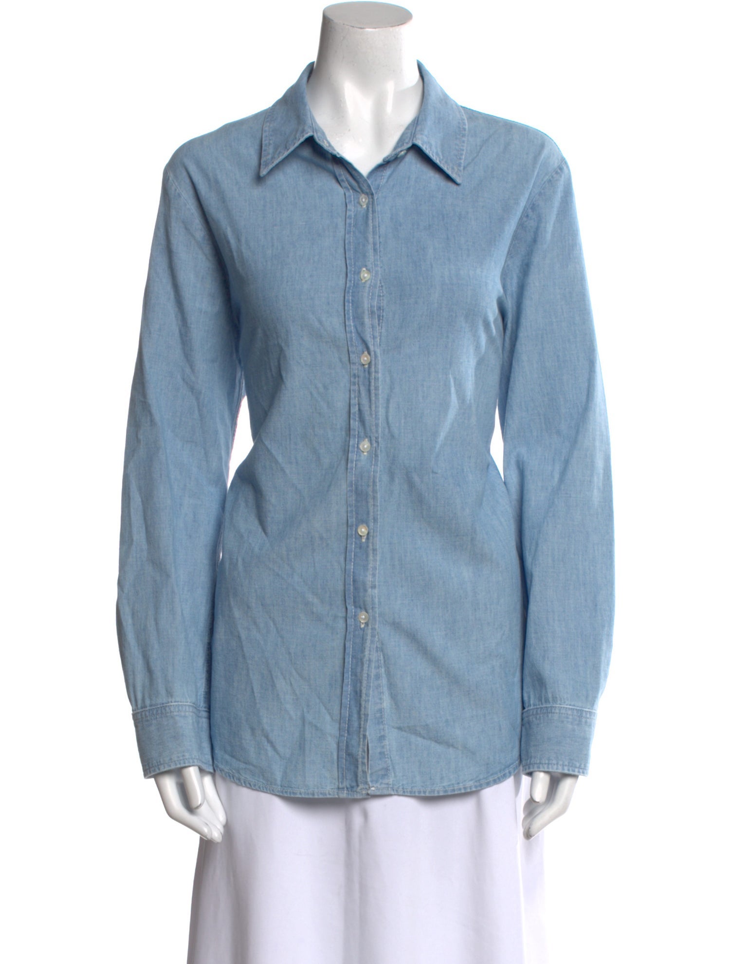 Nili Lotan Long Sleeve Button-Up Top