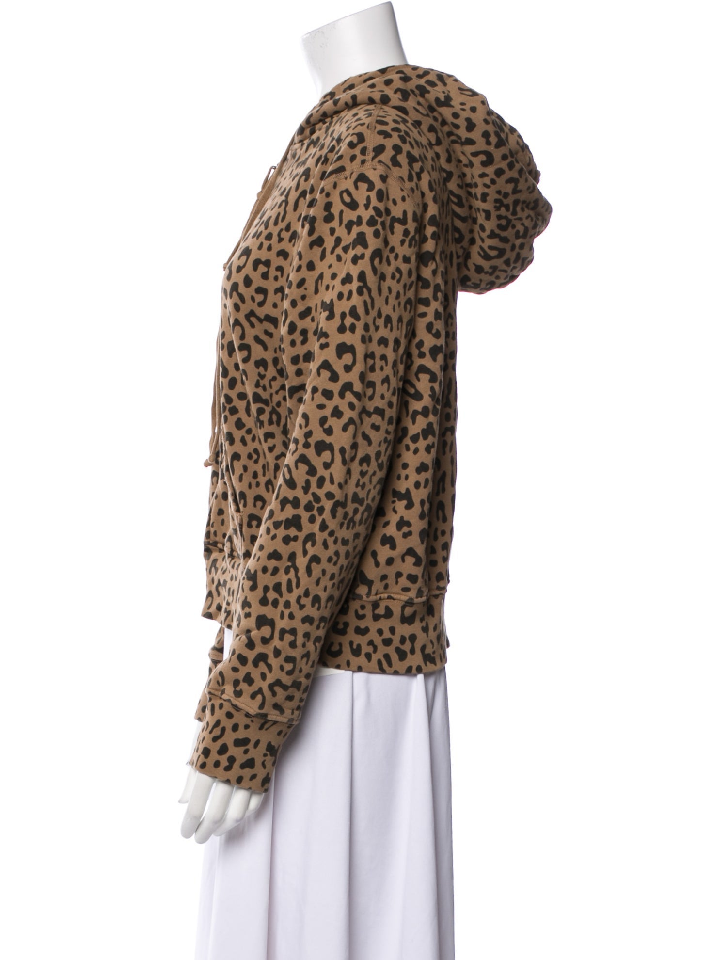 Nili Lotan Animal Print Faux Fur Jacket
