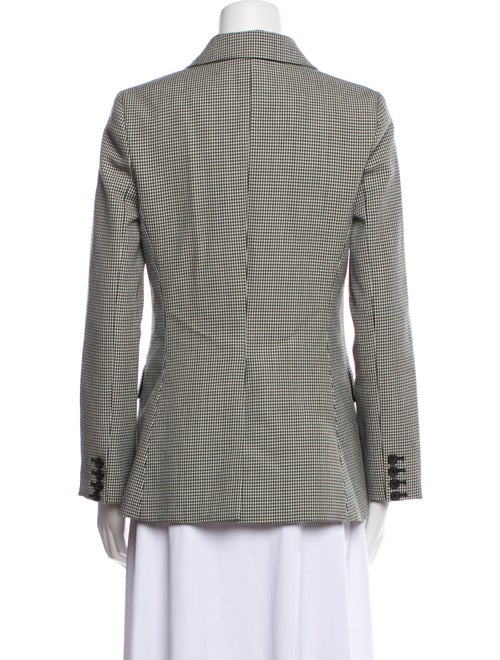 Nili Lotan Virgin Wool Houndstooth Print Blazer