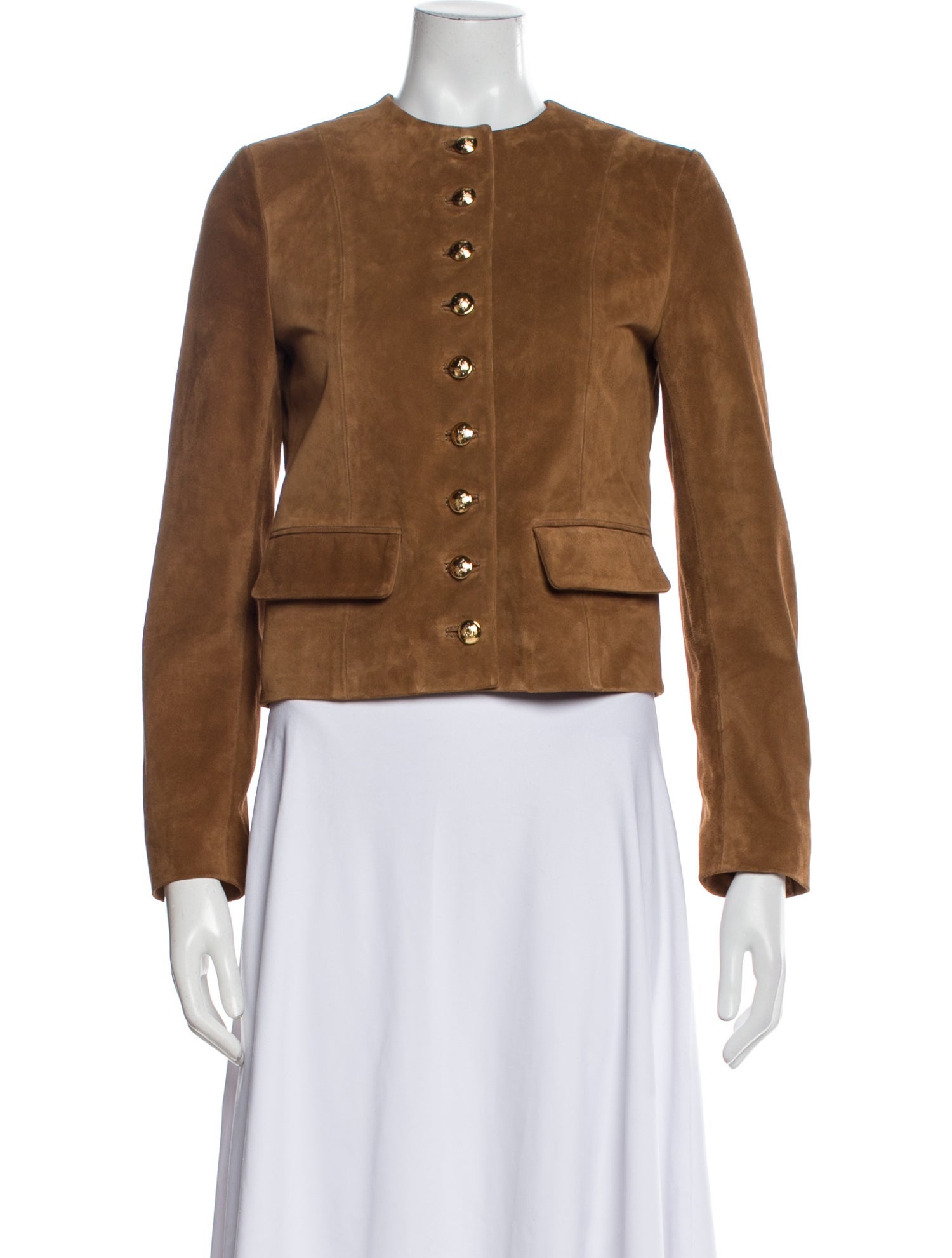 Nili Lotan Calf Leather Evening Jacket