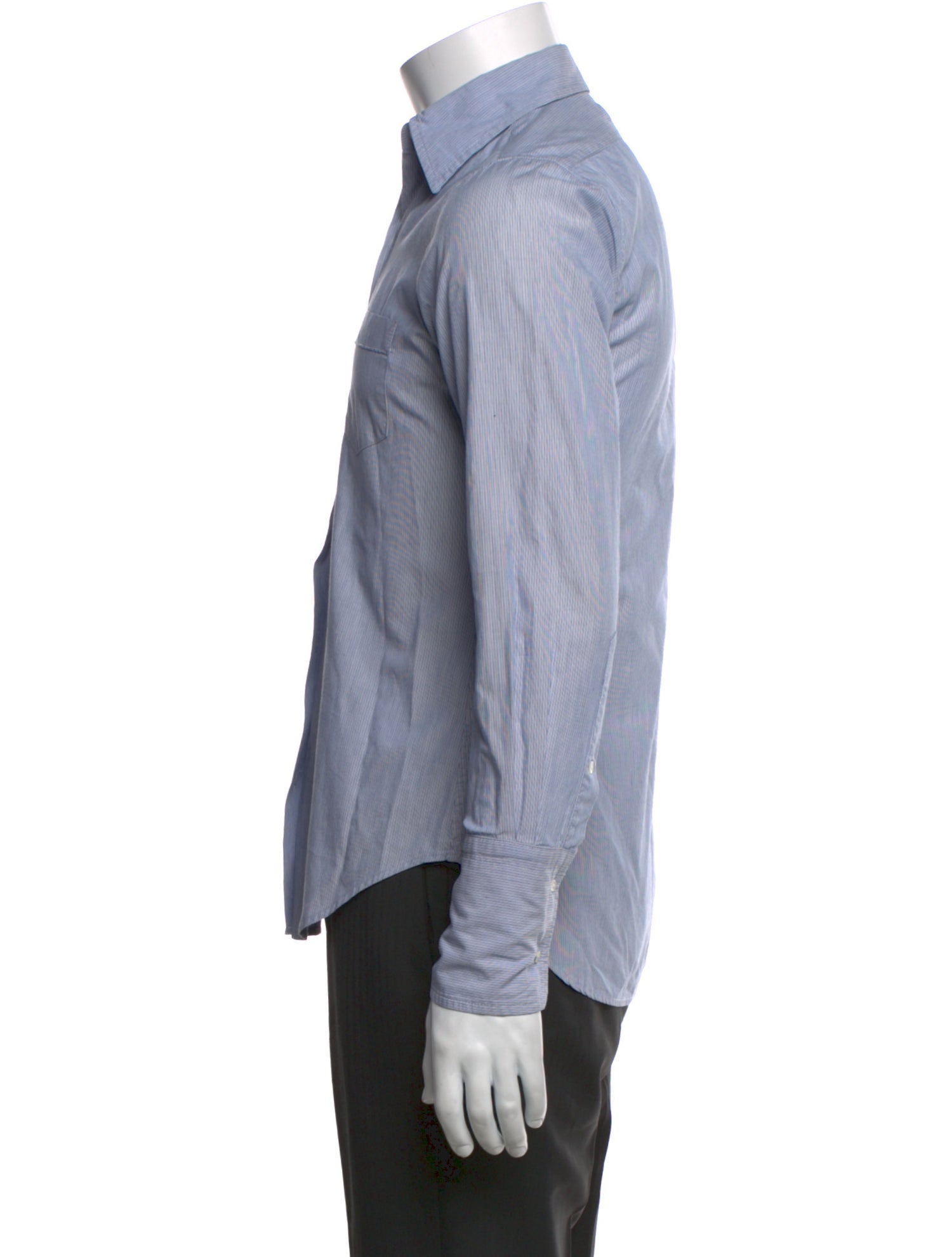 Nili Lotan V-Neck Long Sleeve Polo Shirt