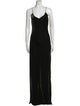 Nili Lotan V-Neck Long Dress