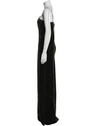 Nili Lotan V-Neck Long Dress