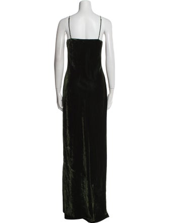 Nili Lotan V-Neck Long Dress