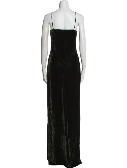 Nili Lotan V-Neck Long Dress