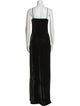 Nili Lotan V-Neck Long Dress