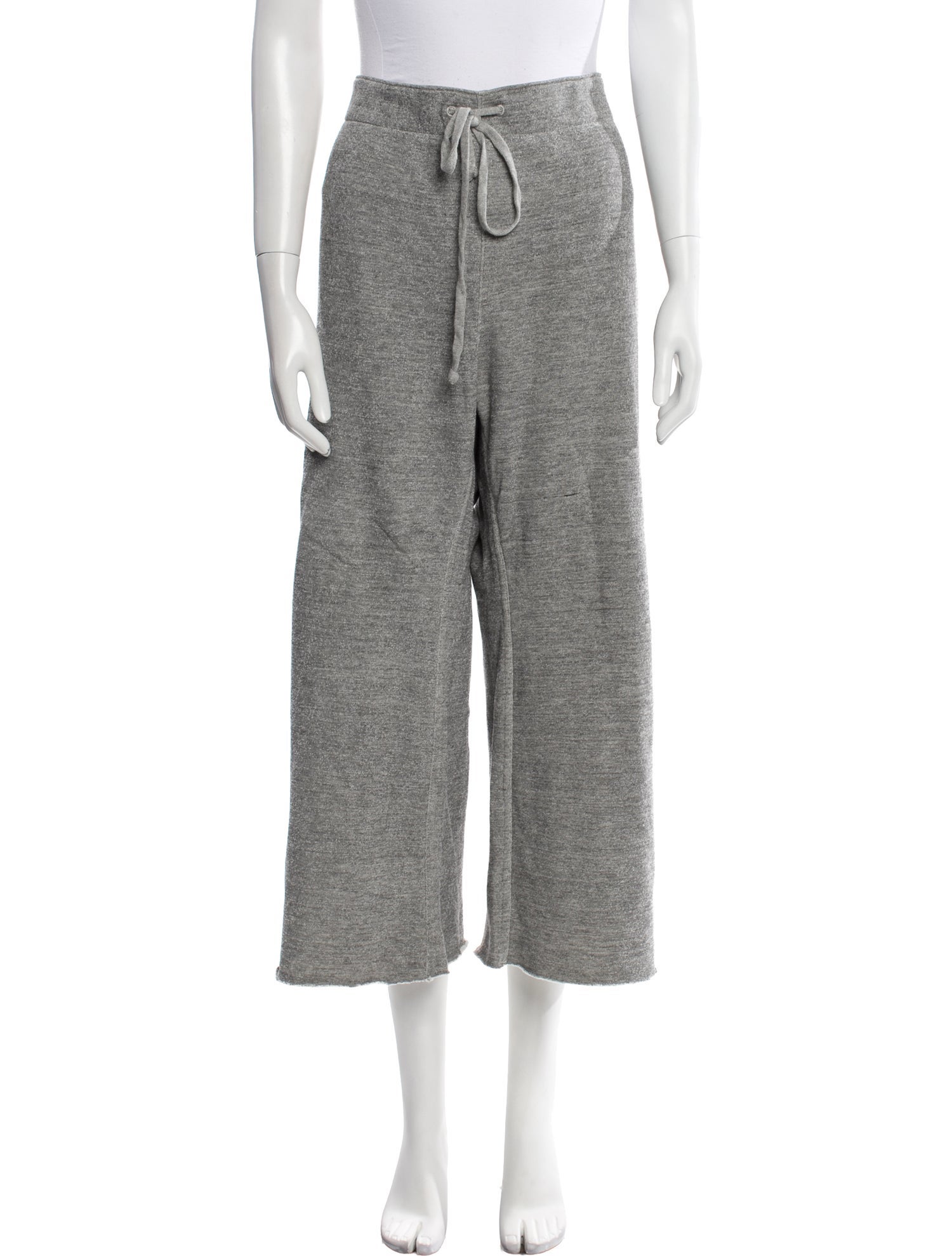 Nili Lotan Raw-Edge Trim Sweatpants