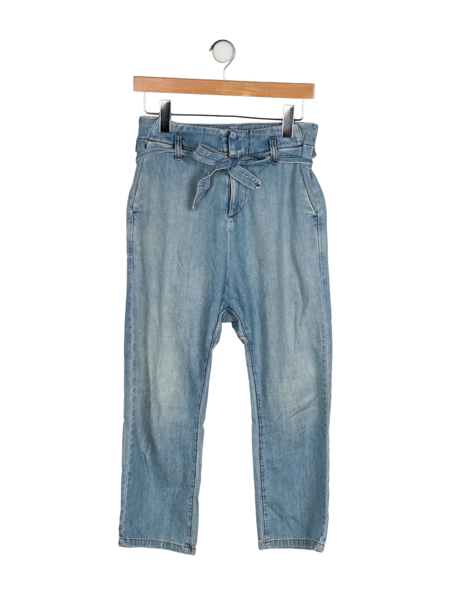 Nili Lotan High-Rise Straight Leg Jeans