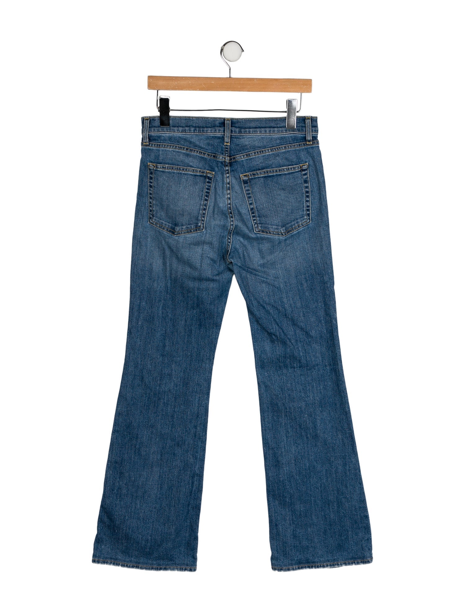 Nili Lotan Mid-Rise Wide Leg Jeans