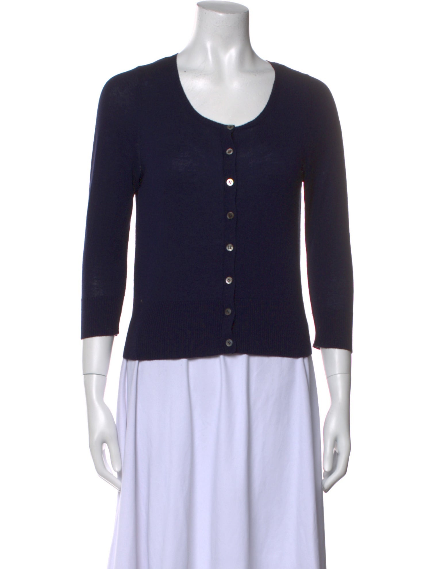 Nili Lotan Silk Scoop Neck Sweater