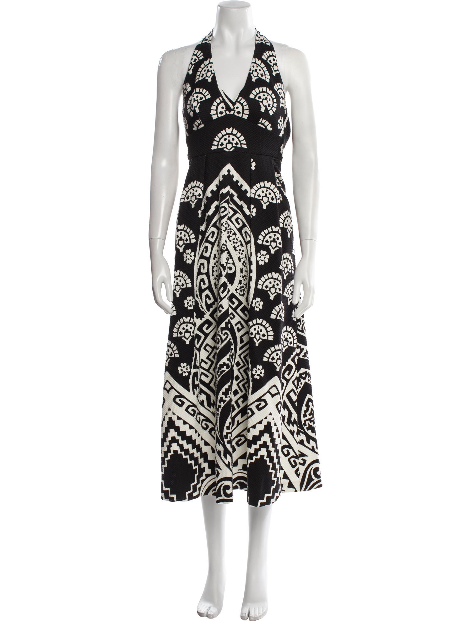 Nili Lotan Printed Long Dress