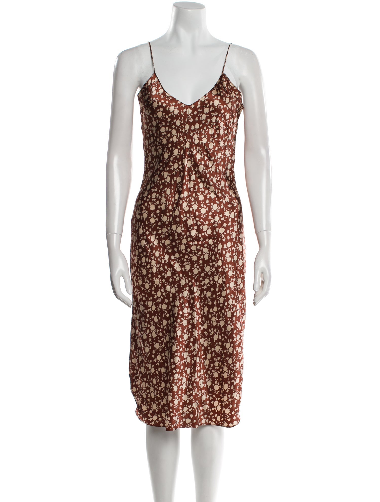 Nili Lotan Silk Midi Length Dress