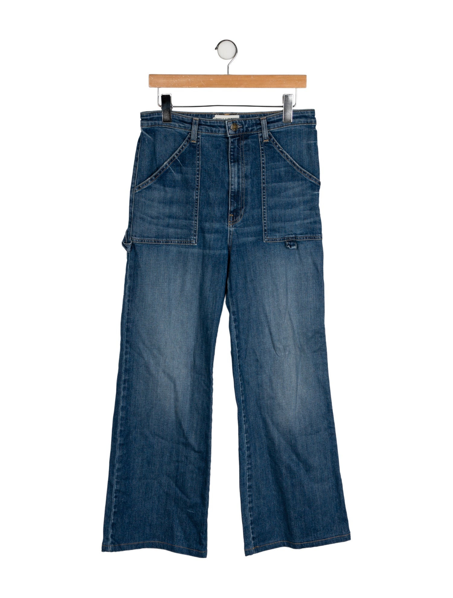 Nili Lotan High-Rise Wide Leg Jeans