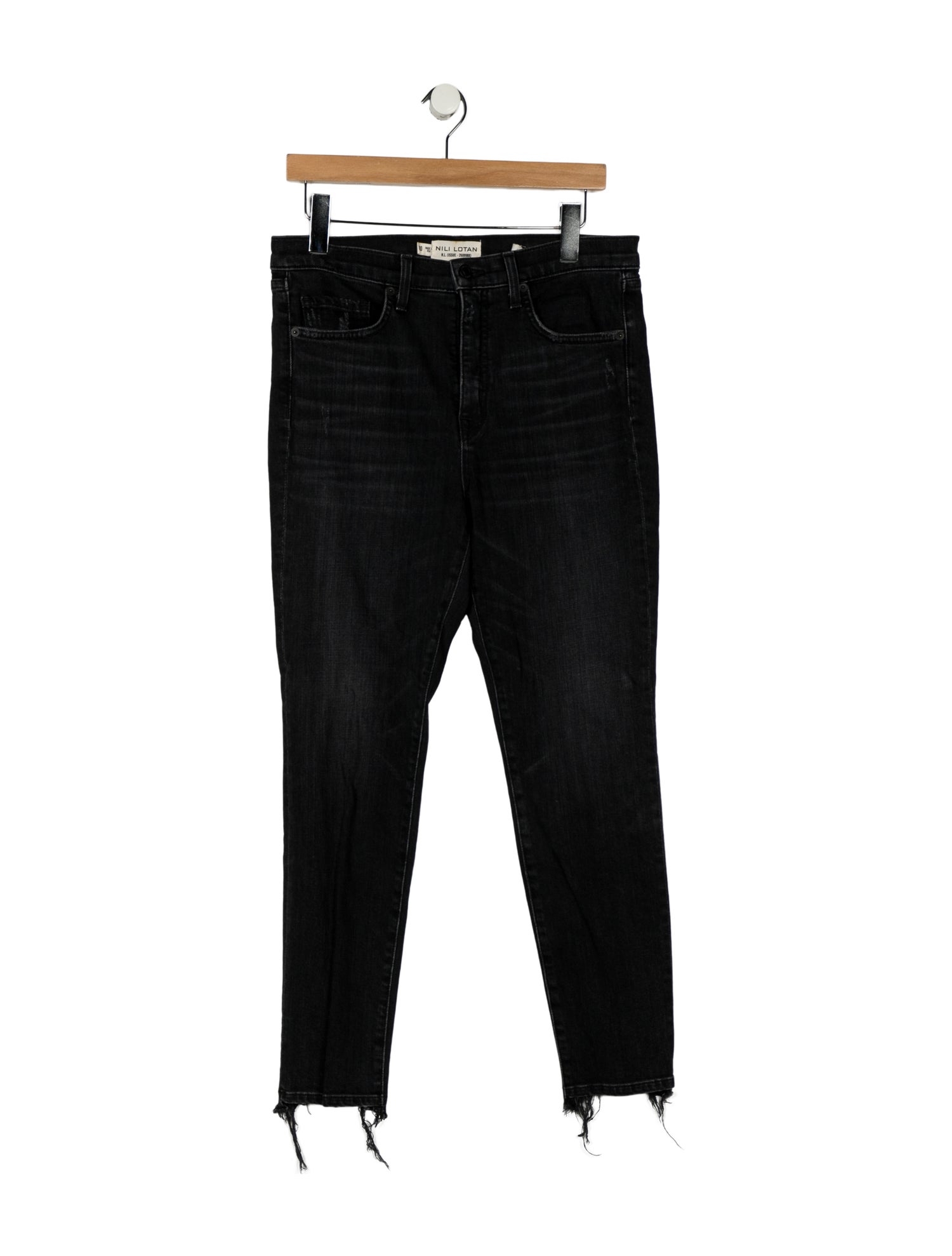 Nili Lotan High-Rise Straight Leg Jeans