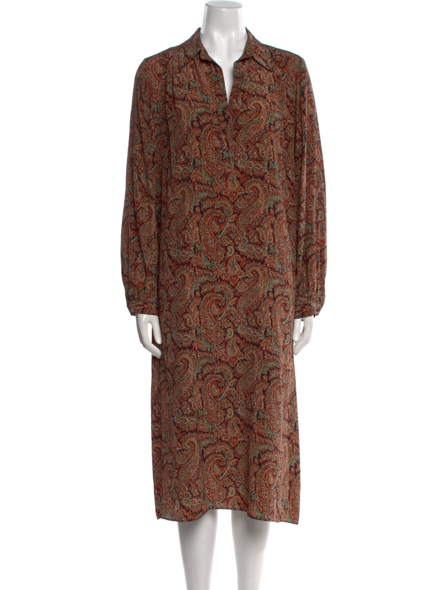 Nili Lotan Silk Knee-Length Dress