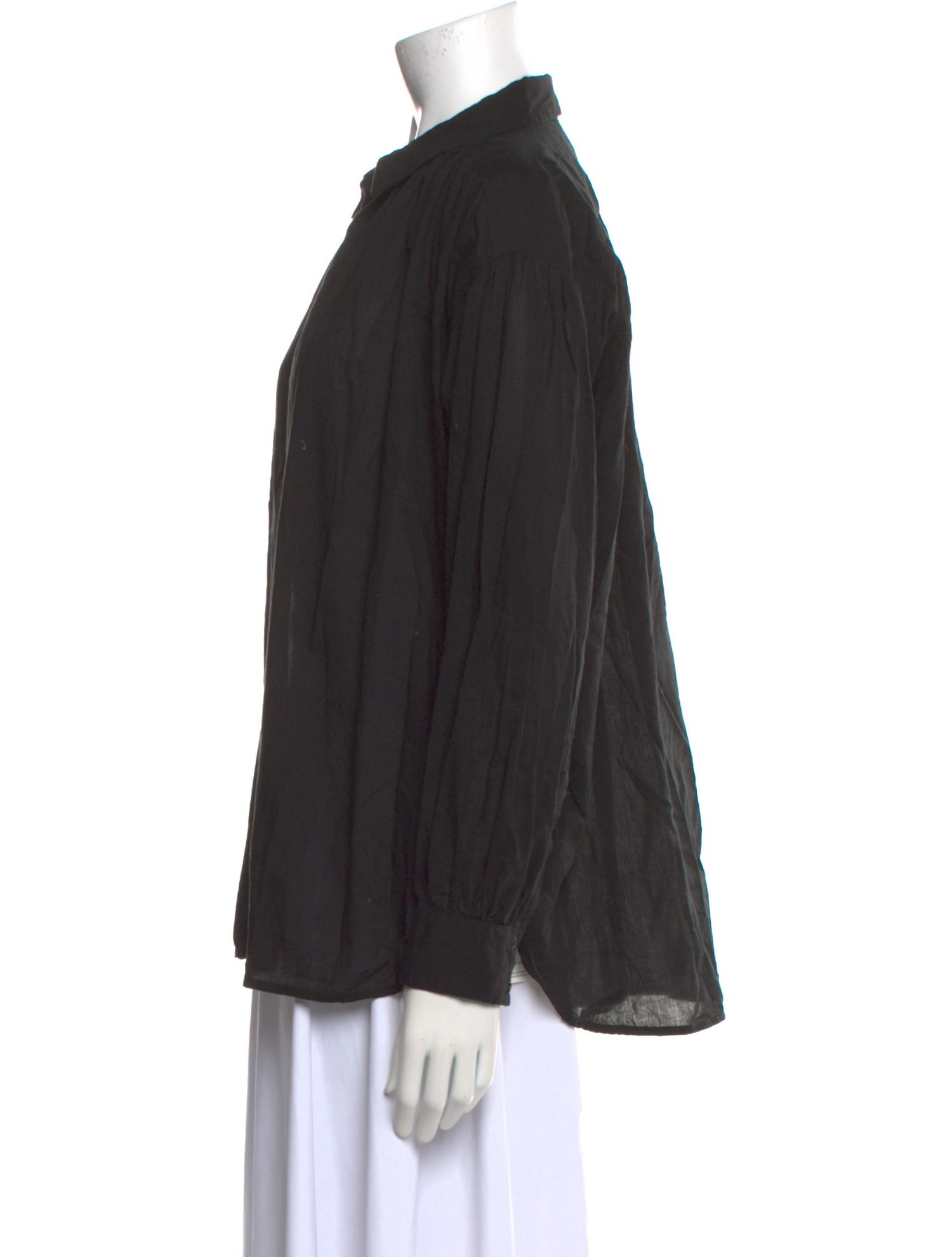 Nili Lotan Long Sleeve Button-Up Top