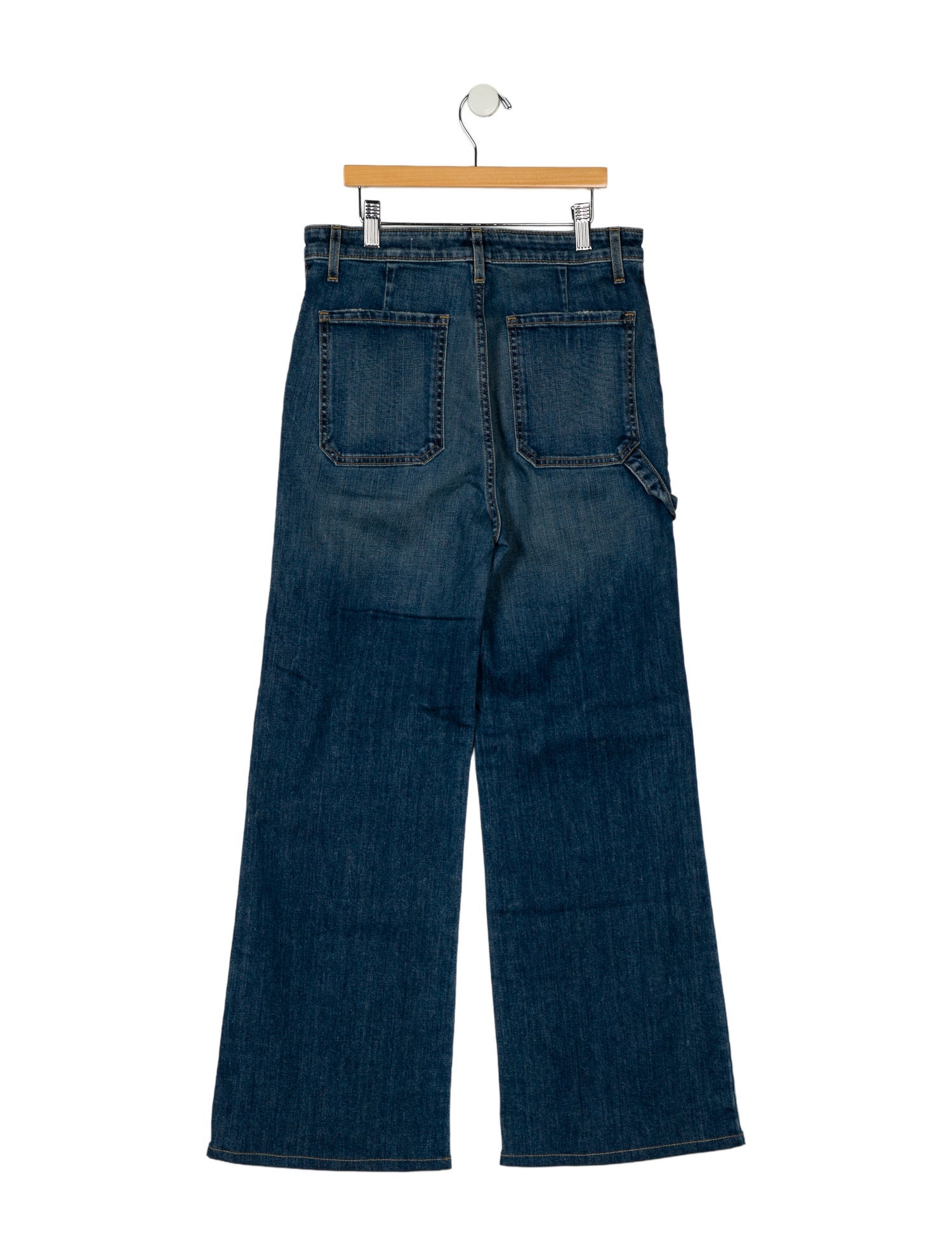 Nili Lotan High-Rise Wide Leg Jeans