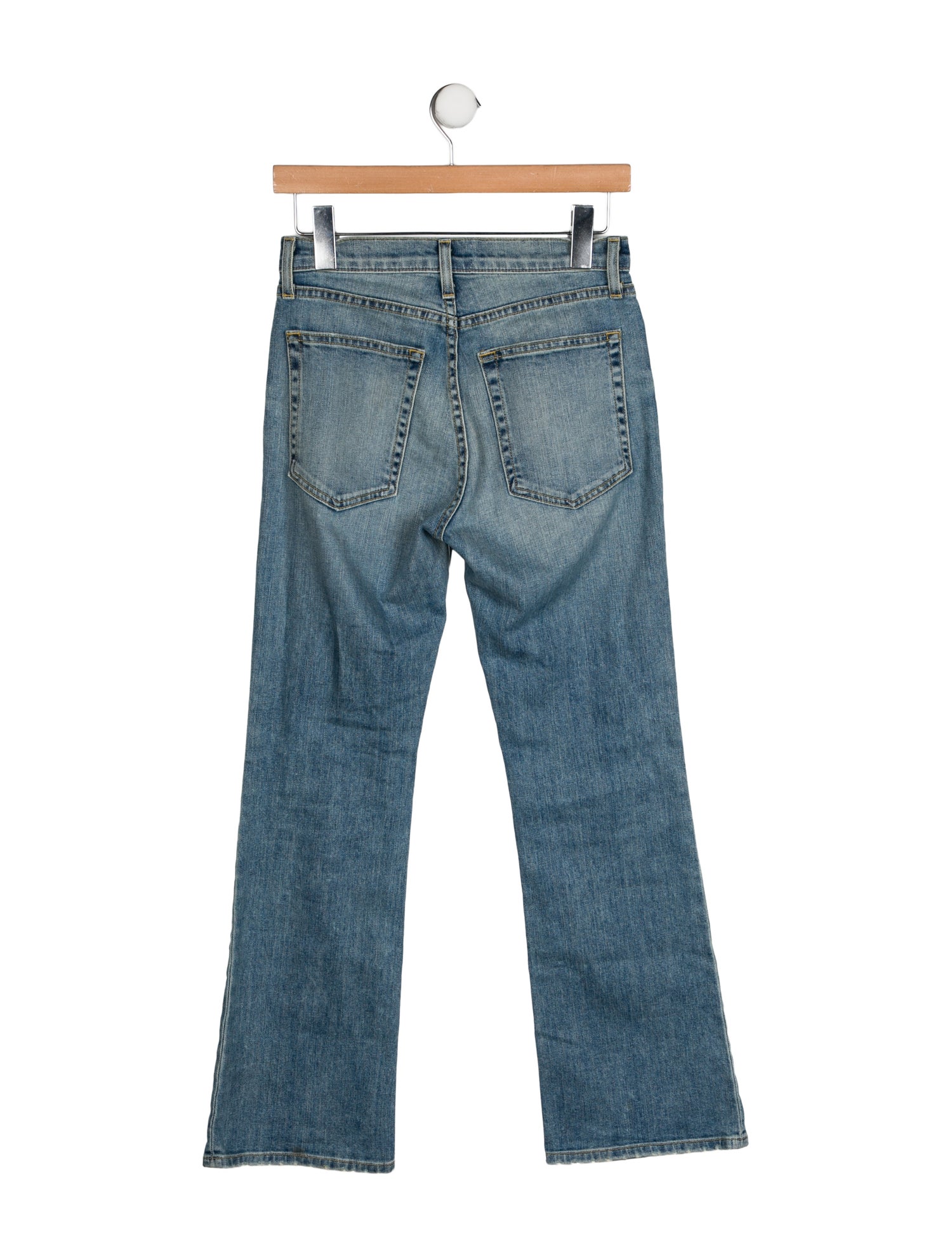 Nili Lotan Mid-Rise Wide Leg Jeans