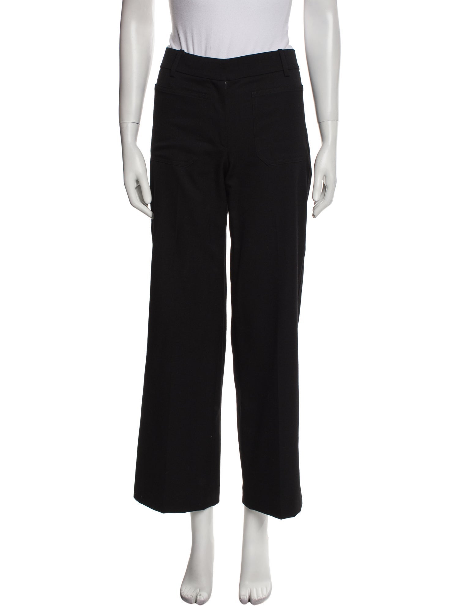 Nili Lotan Virgin Wool Wide Leg Pants