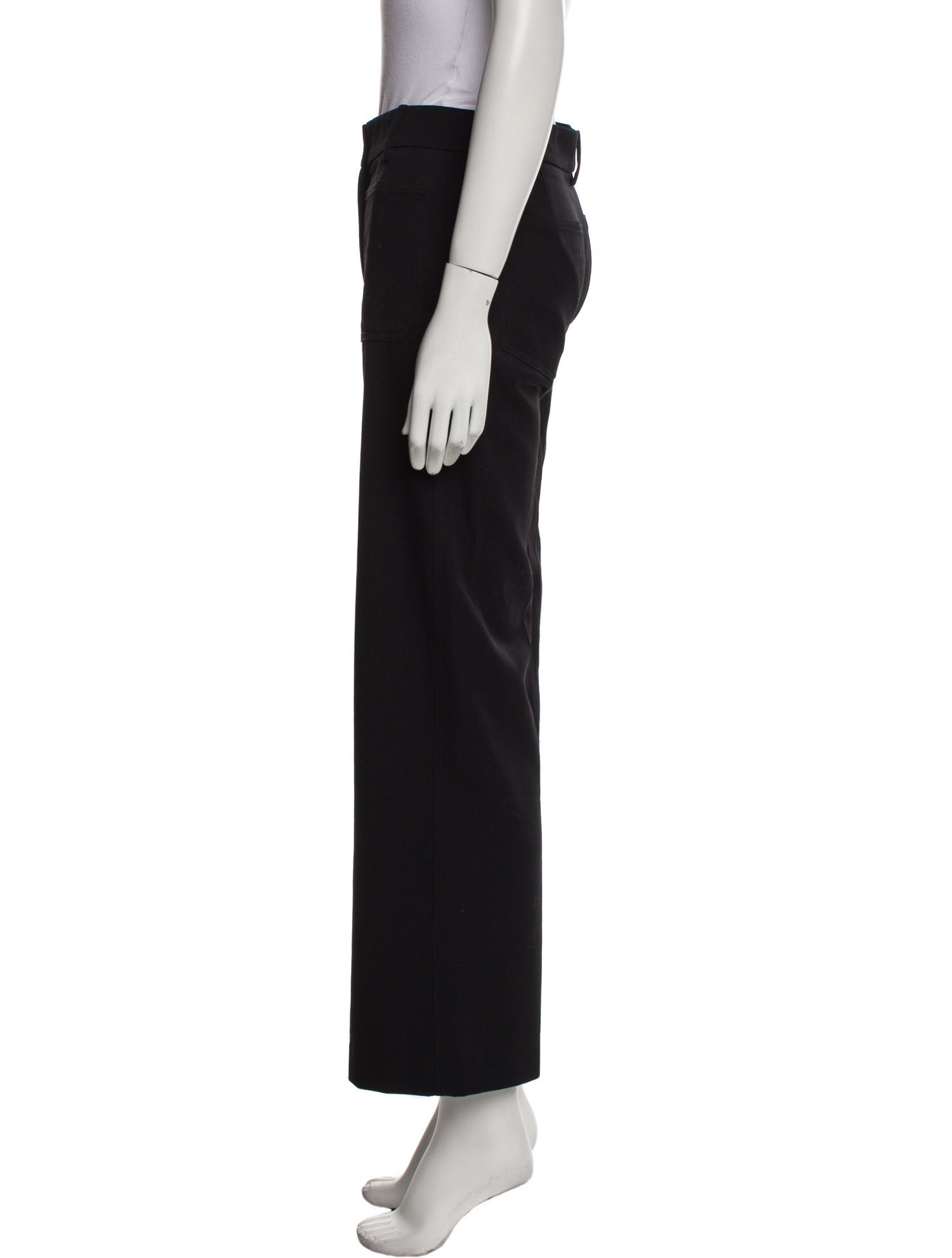 Nili Lotan Virgin Wool Wide Leg Pants