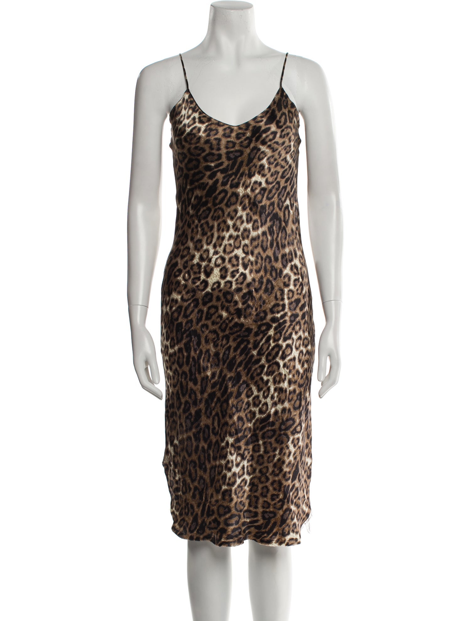 Nili Lotan Silk Midi Length Dress