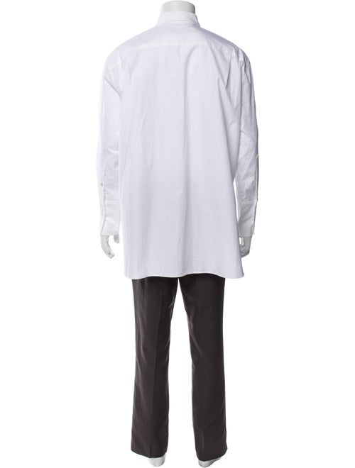 Nili Lotan Striped Long Sleeve Tuxedo Shirt