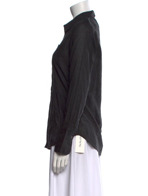 Nili Lotan Long Sleeve Button-Up Top